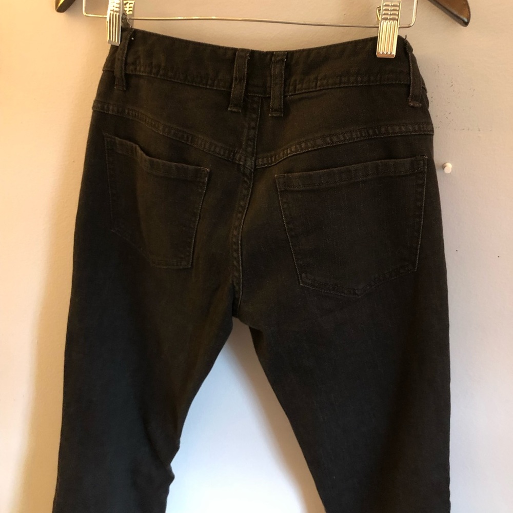 Free People | Black Ripped Knee Jean Sz 26 - Picture 8 of 10